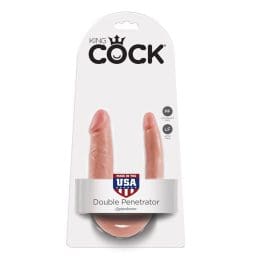 KING COCK - U-SHAPED SMALL DOUBLE TROUBLE FLESH 12.7 CM 2
